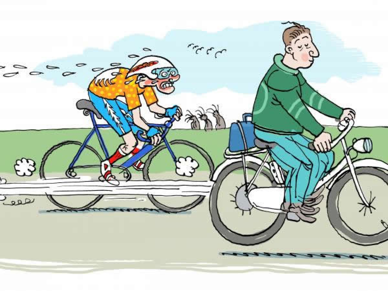 Tom Audreath Picknicken Vlucht Snelheid elektrische fiets niet gevaarlijker