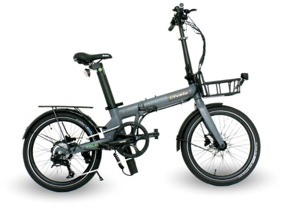 Qivelo Foldflex Elektrische Vouwfiets Achterwielmotor